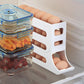 2Pcs 4-Tier Auto Rolling Egg Dispenser Rack