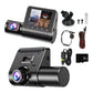 3 Channel Dash Cam Front and Rear Inside 1080P Full HD 170 Degree Wide Angle Dashboard Camera