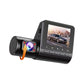 3 Channel Dash Cam Front and Rear Inside 1080P Full HD 170 Degree Wide Angle Dashboard Camera