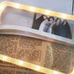 Rectangular Magnifying Glass with 5X Magnification and LED Lights