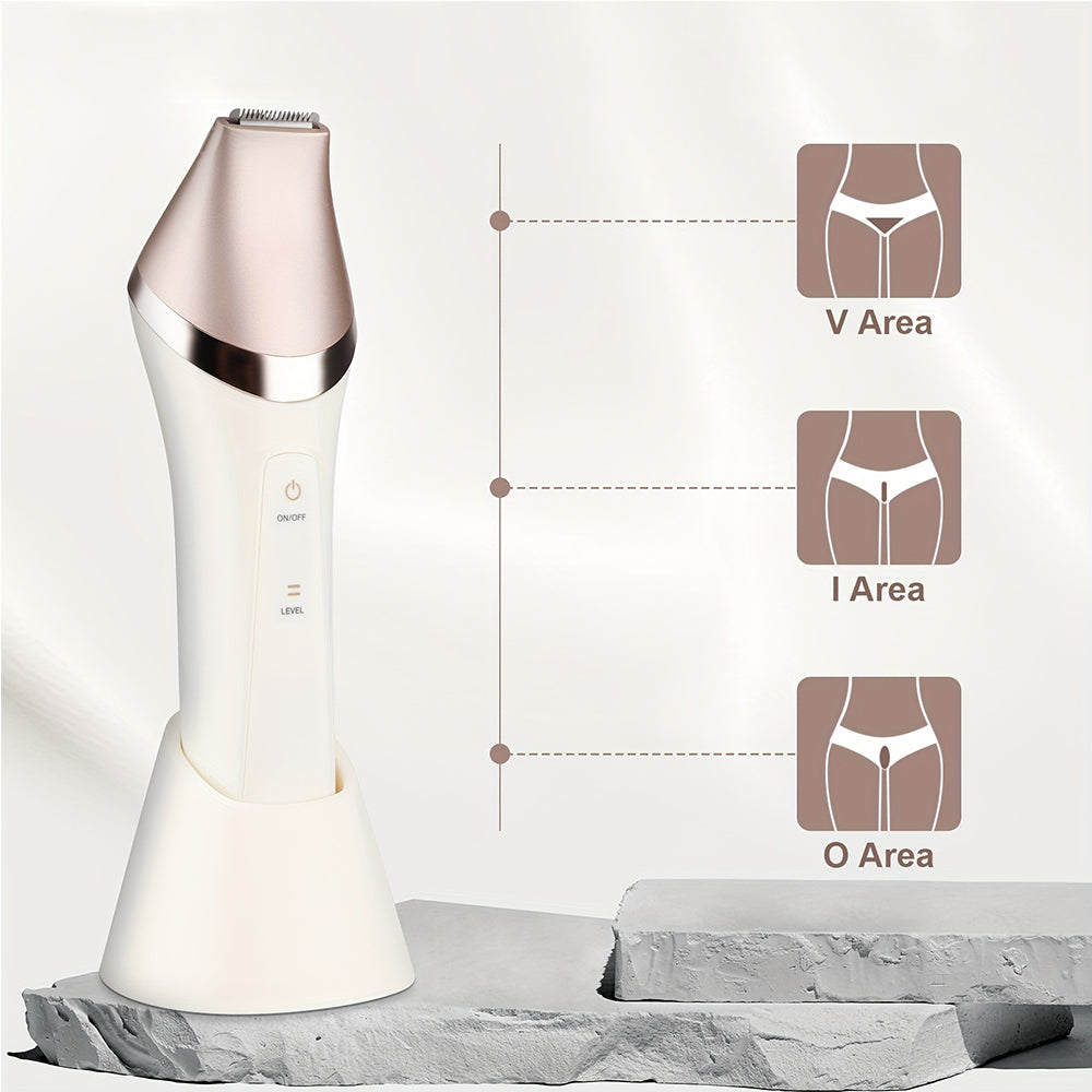 6-in-1 Painless Electric Shaver for Women Cordless Face Foot Body Hair Grooming Set