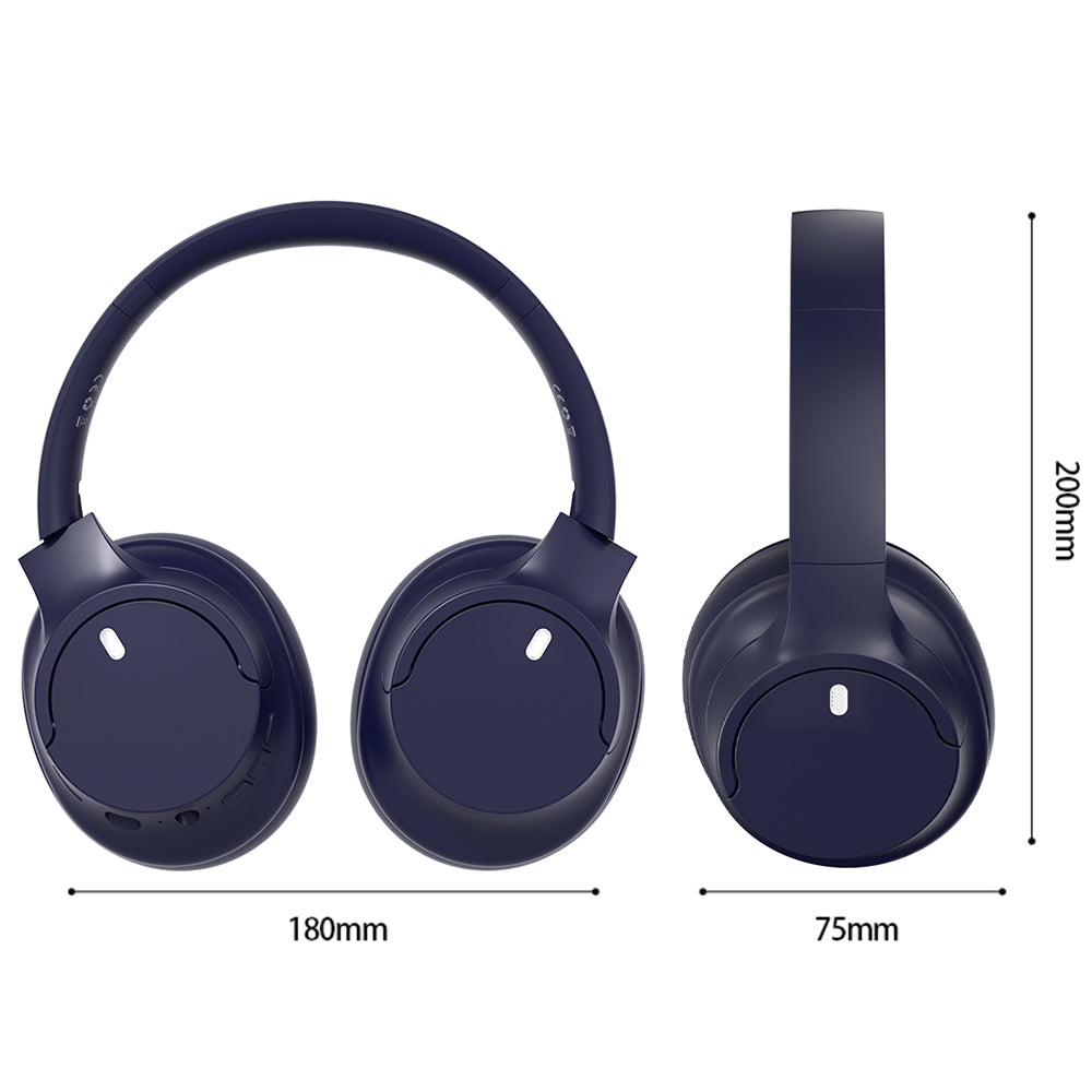Noise Cancelling Over Ear Headphones Bluetooth Wireless Headset Foldable