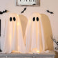 2 Pieces Halloween Ghost Figurines with LED Lights for Indoor and Outdoor Decor