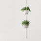 3Pcs Plant Flower Pot Holder Hanger Hanging Planter Basket Hemp Rope Braided