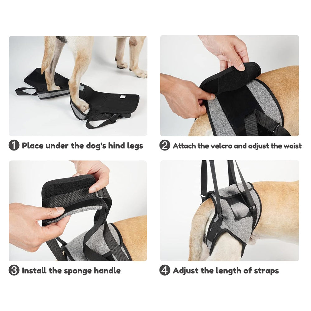 Dog Adjustable Lift Harness Back Legs Dog Sling