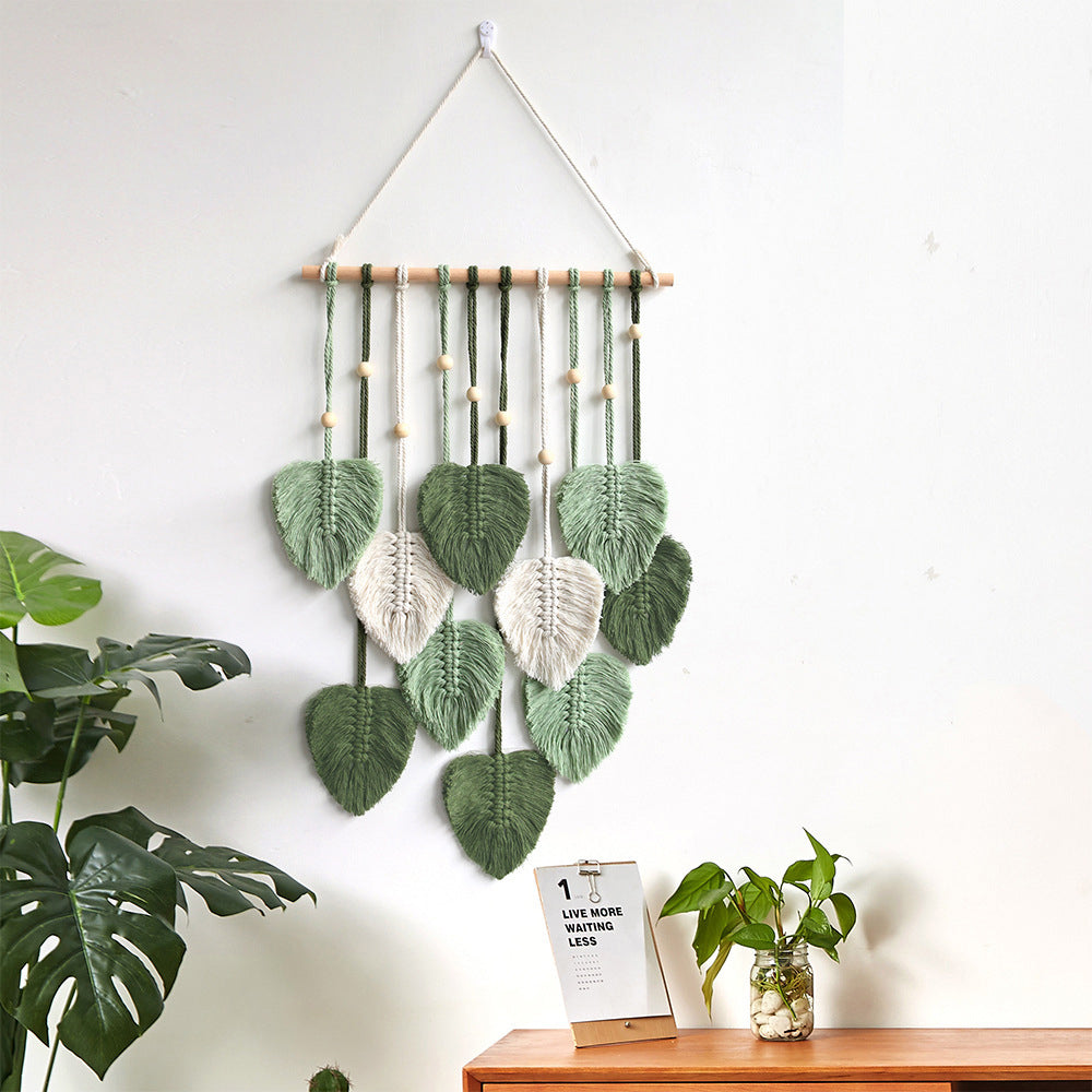 Boho Macrame Tapestry Hand Woven Cotton Wall Hanging Decor