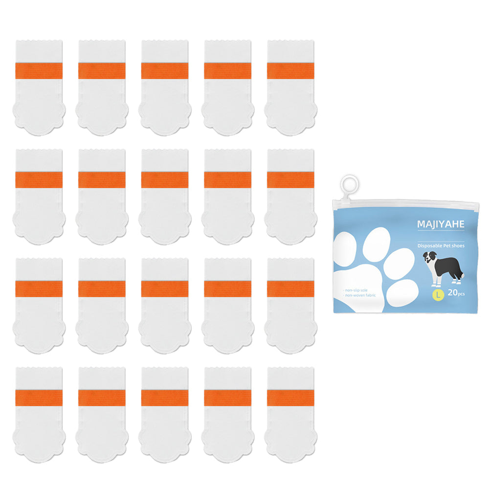 20Pcs Disposable Water-resistant Dog Paw Protector