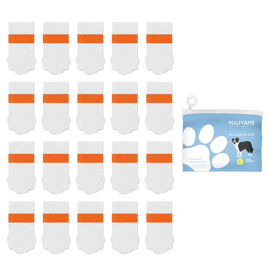 20Pcs Disposable Water-resistant Dog Paw Protector
