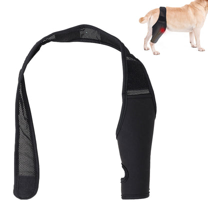 Pet Dog Knee Support Brace Leg Hock Front Back Protector Compression Wrap