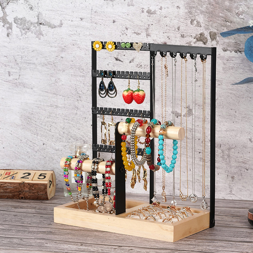 Jewelry Holder Organizer Ring Holder Jewelry Display Stand with Bracelet Holder for Room Decor