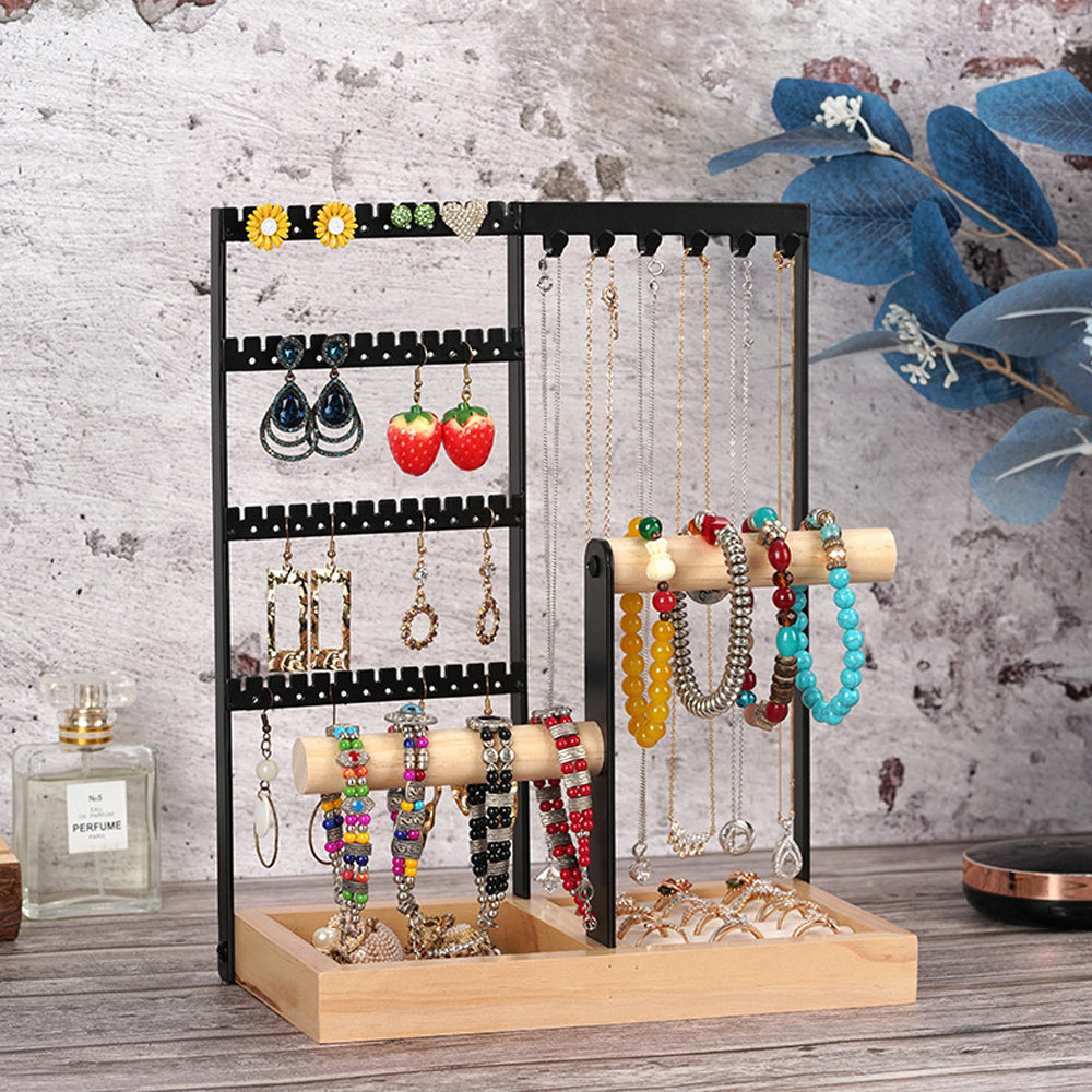 Jewelry Holder Organizer Ring Holder Jewelry Display Stand with Bracelet Holder for Room Decor