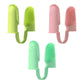 3Pcs Double-finger Dog Toothbrush Silicone Cat Finger Tooth Brushing Kit Pet Tooth Brush