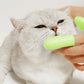 3Pcs Double-finger Dog Toothbrush Silicone Cat Finger Tooth Brushing Kit Pet Tooth Brush