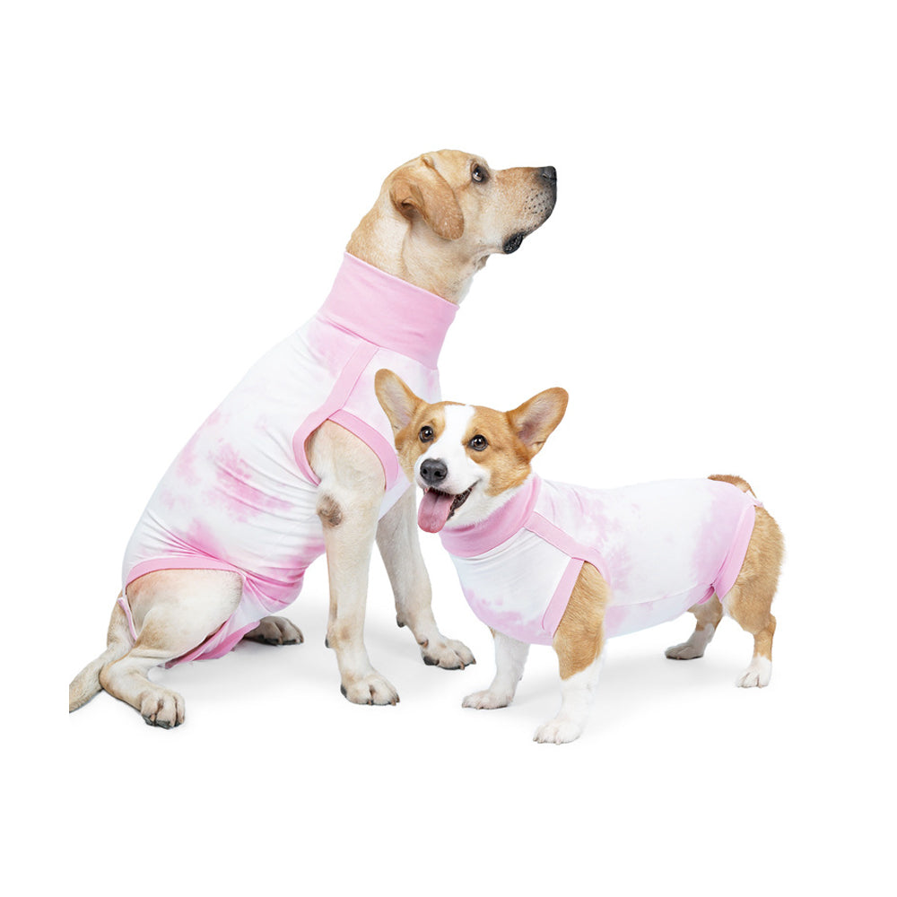 Dog Recovery Suit Pet Recovery Shirt Dog Abdominal Wounds Bandages Prevent Licking Care Clothes