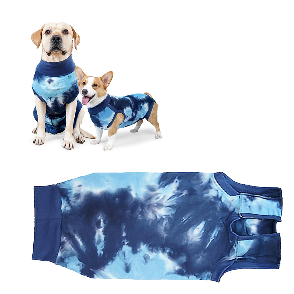 Dog Recovery Suit Pet Recovery Shirt Dog Abdominal Wounds Bandages Prevent Licking Care Clothes