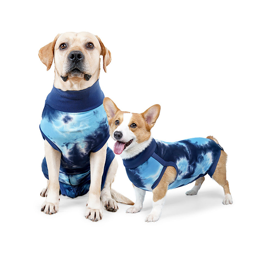 Dog Recovery Suit Pet Recovery Shirt Dog Abdominal Wounds Bandages Prevent Licking Care Clothes