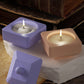 2Pcs Silicone Candle Jar Mold Candle Storage Box Molds with Lid-S+L
