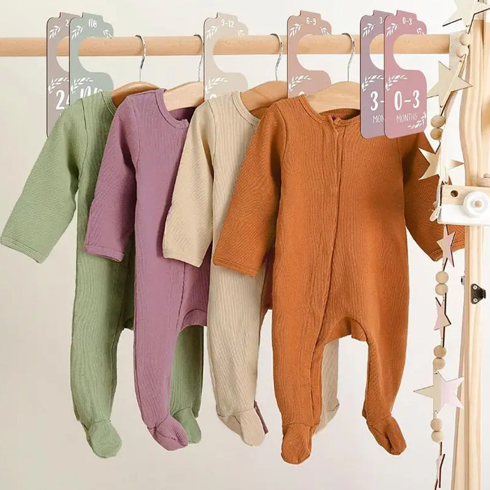 8Pcs Wardrobe Dividers Newborn to 24 Months Clothes Organizers