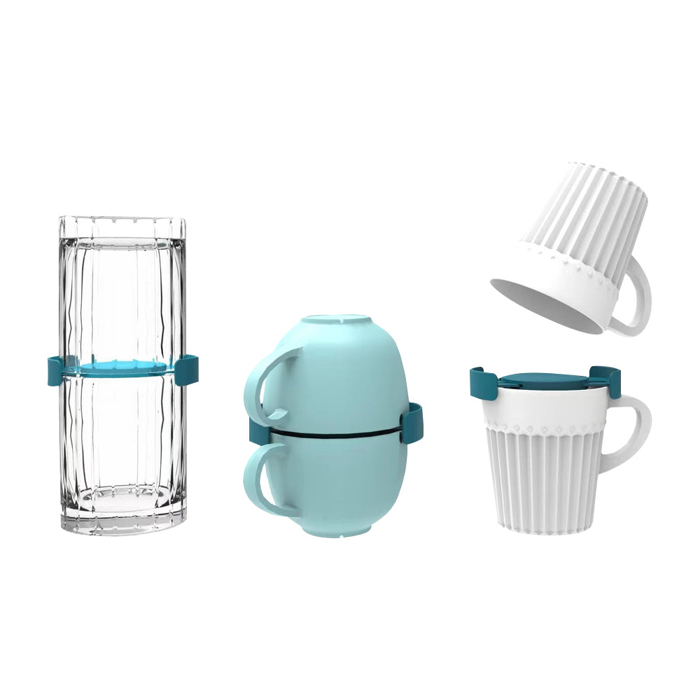 6Pcs Mug Organizers Cup Stackers Holders