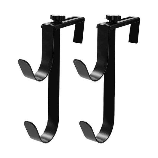2Pcs Adjustable Pool Pole Hanger Pool Fence Hooks for Hanging Pool Equipment