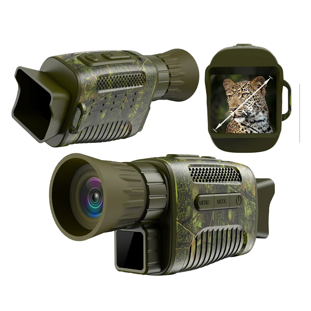 IR Night Vision Monocular 5X Zoom Telescope Digital Camera HD Video 4K