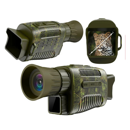 IR Night Vision Monocular 5X Zoom Telescope Digital Camera HD Video 4K