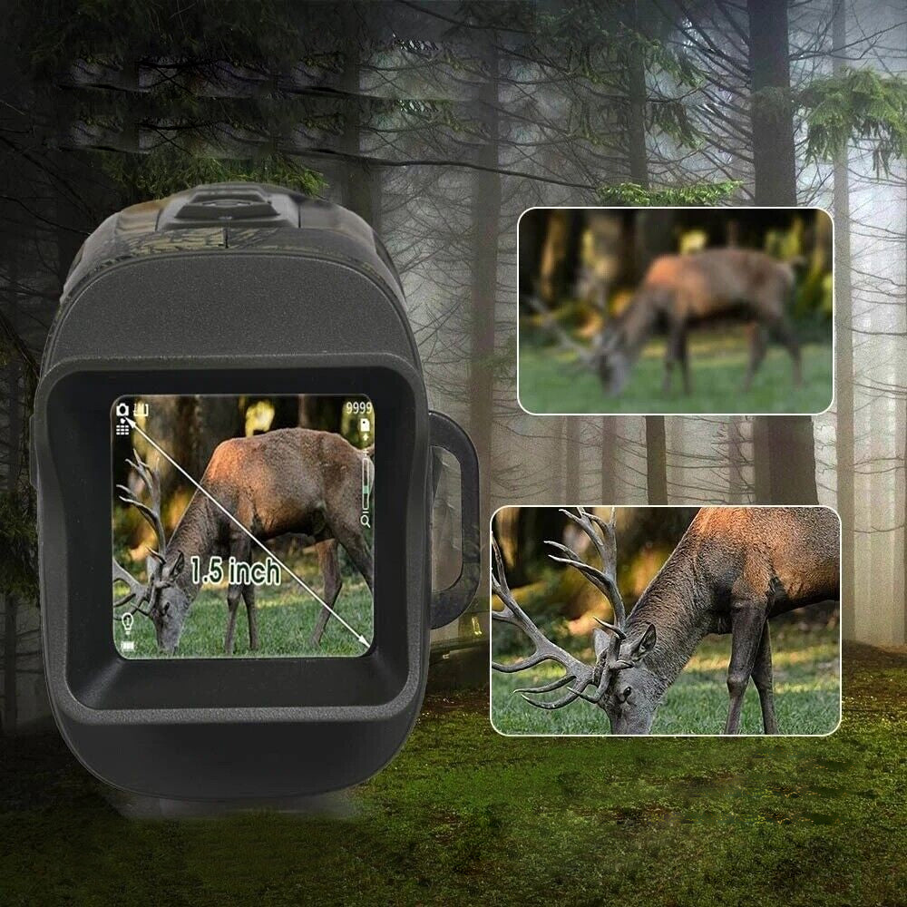 IR Night Vision Monocular 5X Zoom Telescope Digital Camera HD Video 4K