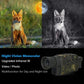 IR Night Vision Monocular 5X Zoom Telescope Digital Camera HD Video 4K
