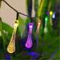 50LEDs Solar Water Drop String Light