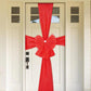 Large Red Christmas Door Bow for Outdoor Holiday Home Decoration
