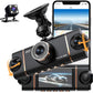 4 Channel Dash Cam Built in WIFI And App Control Car Camera With 64G Card