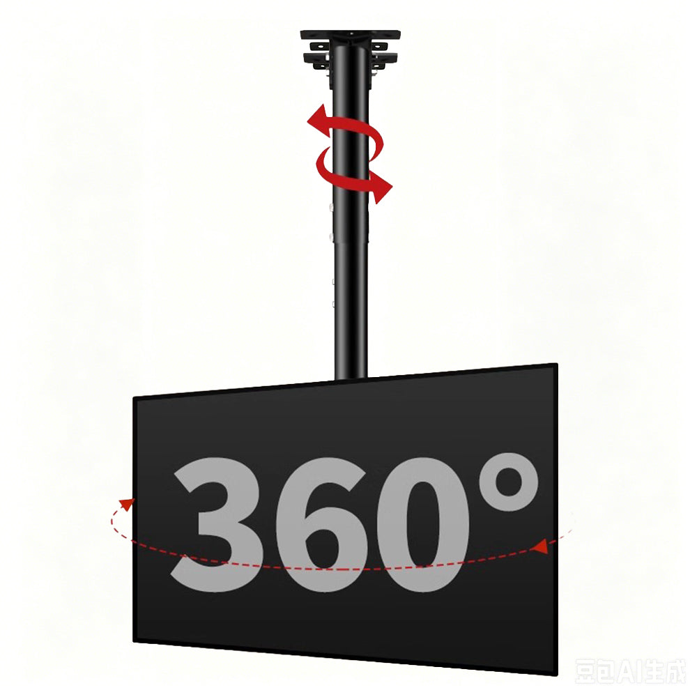 Ceiling TV Mount for 26-60 Inch TVs Hanging Pole TV Bracket Max VESA 400x400mm