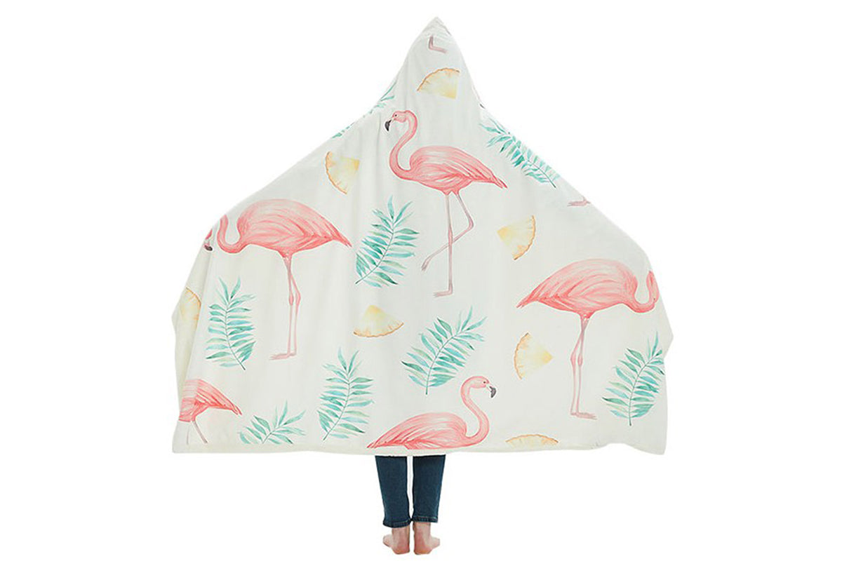 Home Warm Hoodie Plush Blanket