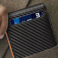 Mens Slim Wallet Leather Money Clip RFID Blocking Front Pocket Bifold Thin Card Holder