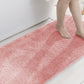 Non Slip Shaggy Bath Mat Ultra Soft Thick Fluffy Pile Non Slip Bath Rug-Pink