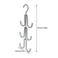 4Pcs Metal Rotatable Hanging Bag Holder for Closet