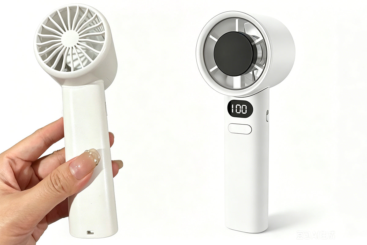 Digital Display USB Fan with 120 Speeds