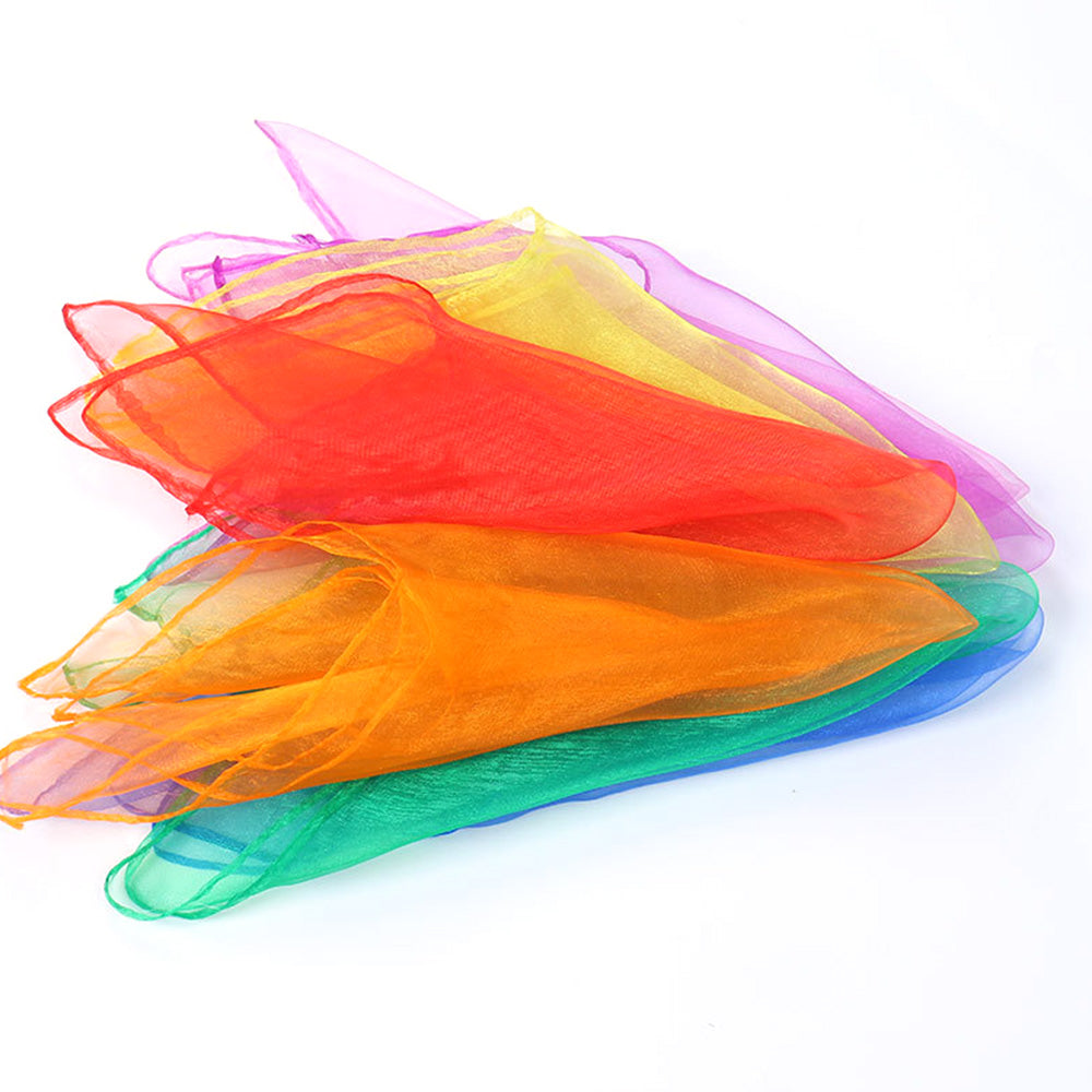 12 Pack Colorful Dance Scarves for Stage Performance and Decoration