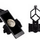 2Pcs Universal Cell Phone Adapter Mount Telescope Phone Mount For Binocular Monocular