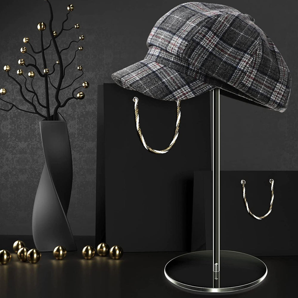 Clear Acrylic Hat Stand Display Rack for Wig Helmet