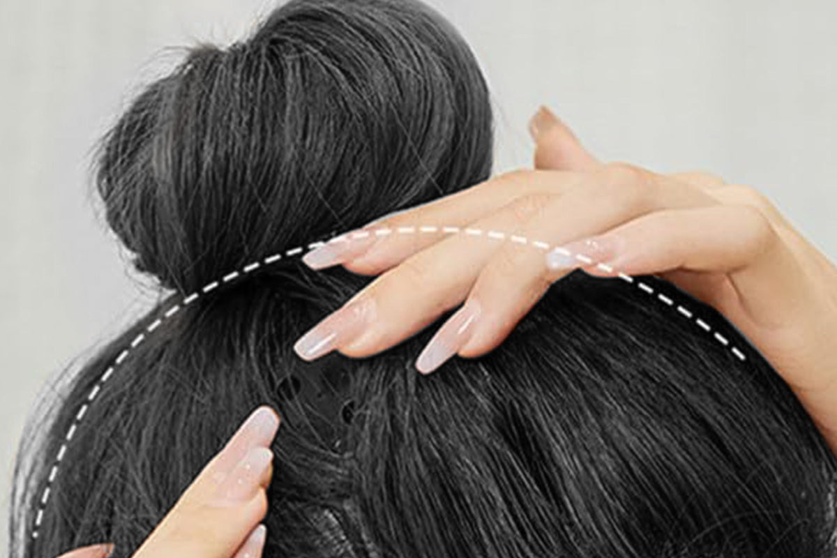 Invisible Hair Volume Pad for High Ponytail Bun Extension Natural Look