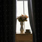 Blackout Curtain Gradient Color Curtains for Bedroom Living Room-Black