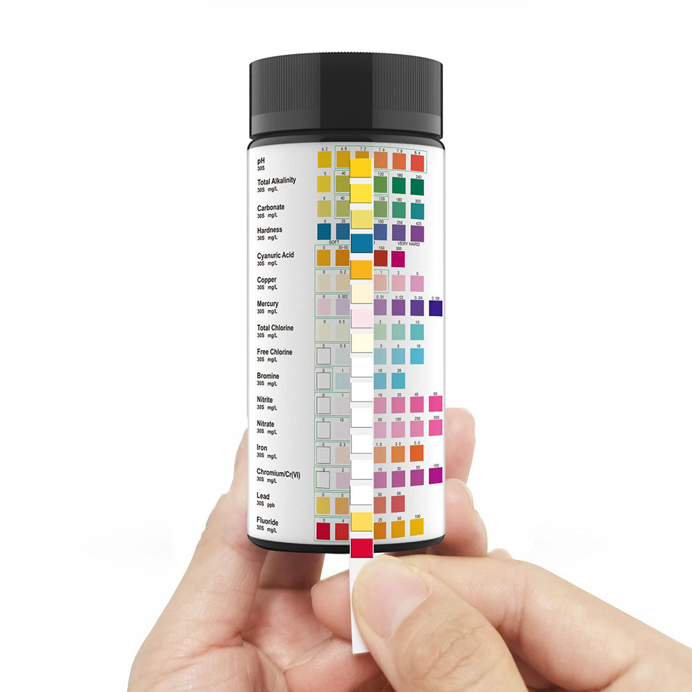 100 Strips 16 in 1 Drinking Water Quality Test Kit for Home