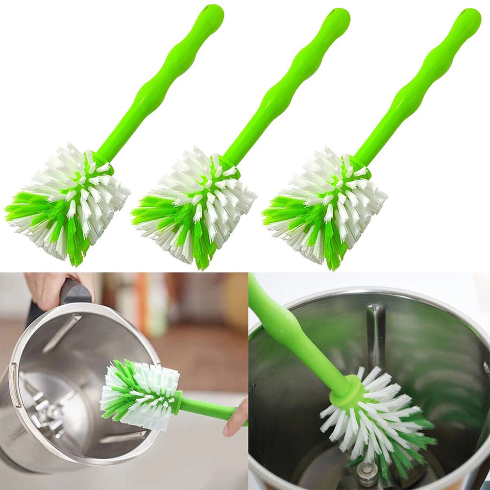3Pcs Pot Washing Cleaning Brush with Nylon Bristles