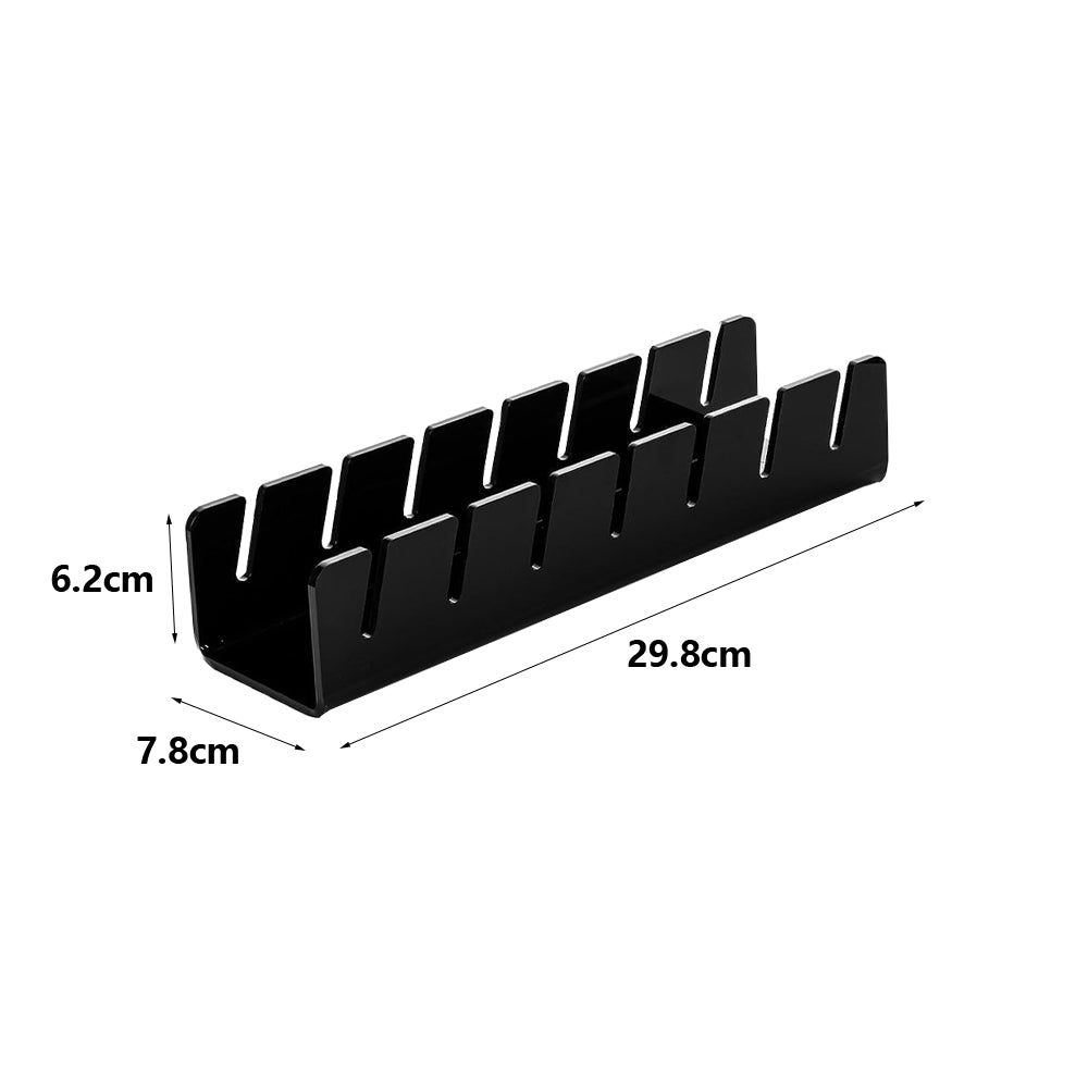 2Pcs Hat Stand for Baseball Caps Acrylic Hat Organizer for 14 Baseball Caps