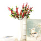 3Pcs 67cm Christmas Red Berry Holly Branch Pine Cone Artificial Flower Xmas Decor