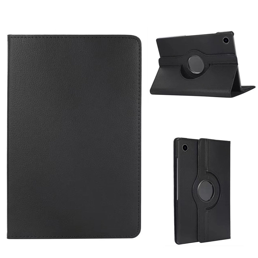 360 Rotating Case for Samsung Tab A9 Plus 11 Inch PU Leather Cover with Stand