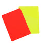 10Pcs Soccer Referee Red and Yellow Penalty Cards Set
