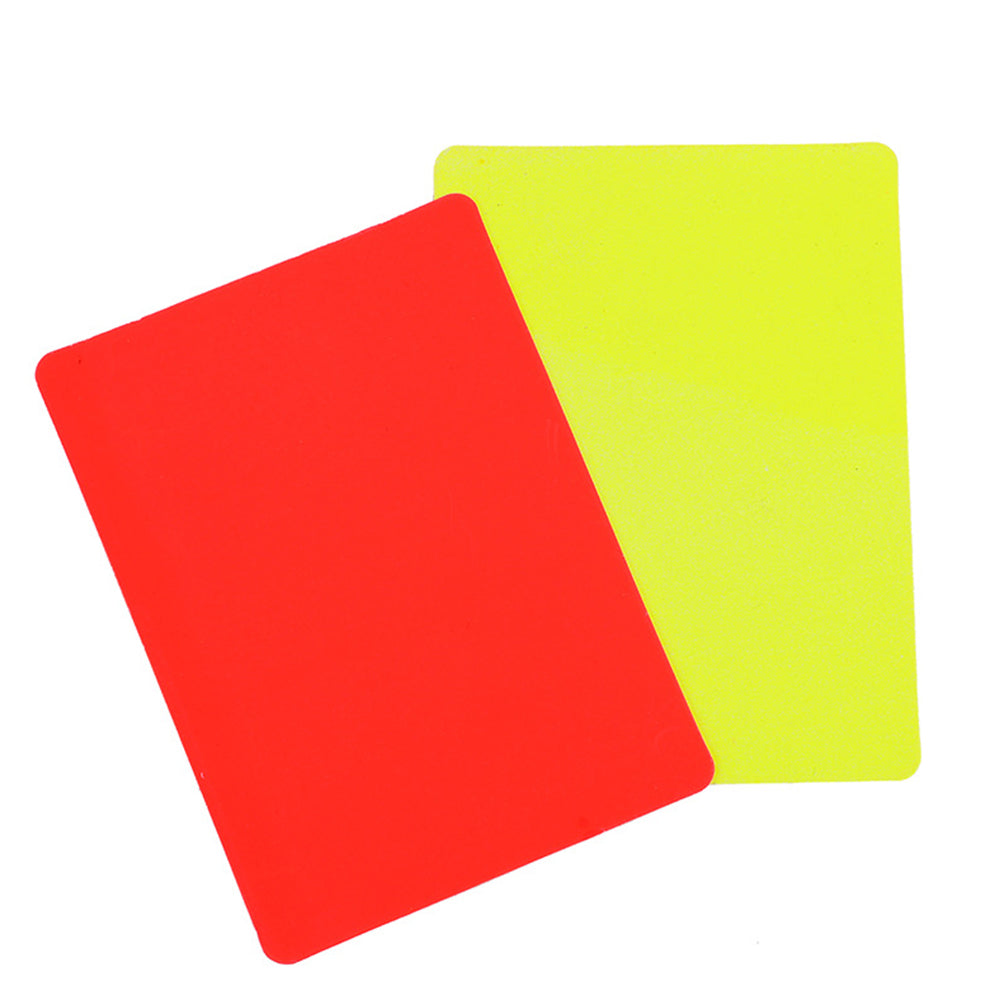 10Pcs Soccer Referee Red and Yellow Penalty Cards Set