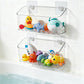 No Drill Bath Storage Wall Mounted Transparent Shower Caddy for Home